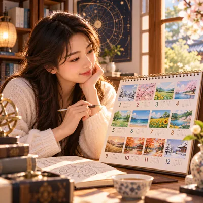 노트북 화면의 열두 달 그래프를 보는 사람